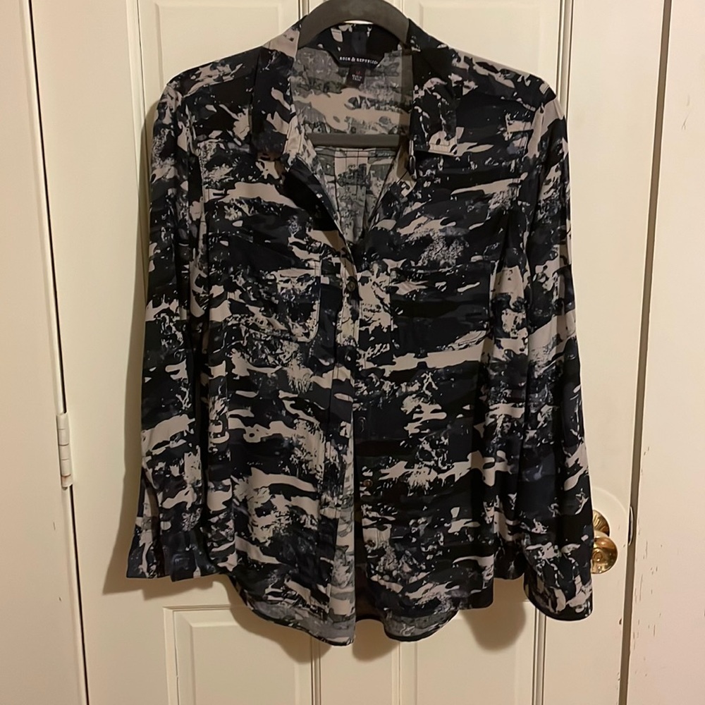 Rock and republic button down Sz m